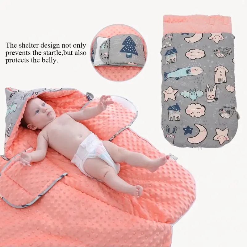 

0-3 Years Newborn Baby Sleep Sacks Pure Cotton Comfortable Sleepwear Infant Baby Swaddle Wrap Blanket and Swaddling Winter