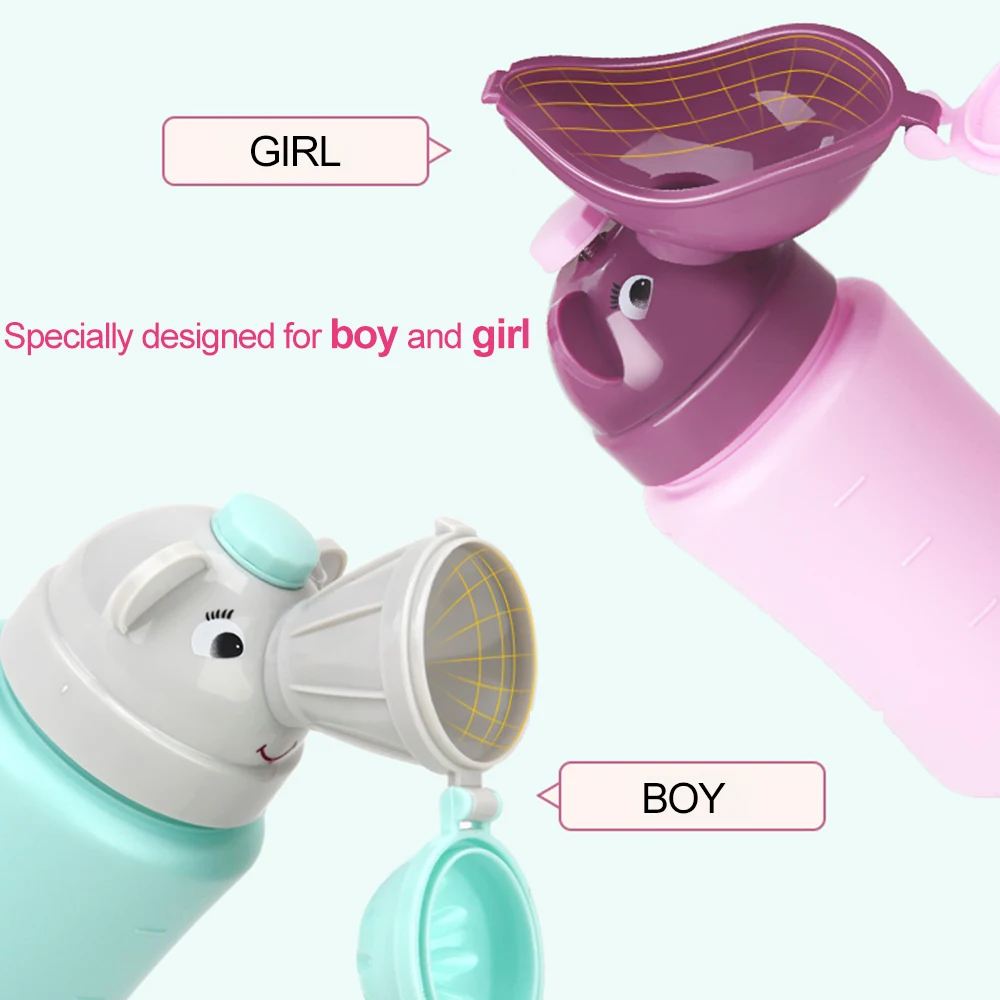 Portable Baby Boy Potty Emergency Urinal Bottle Auto Car Kids Pee Training Cup 