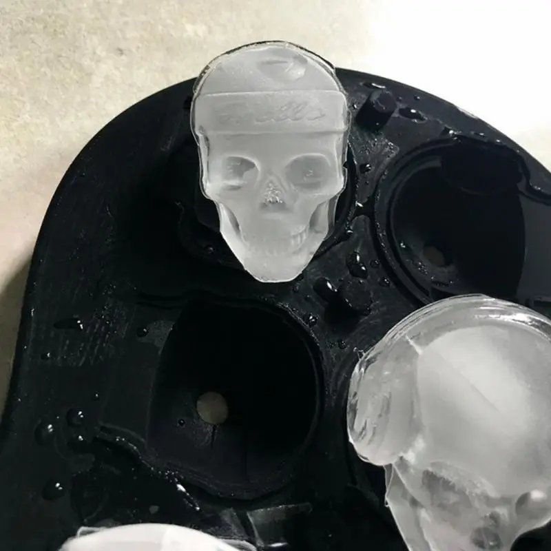 

3D Taro Ice Cube Making Box Whiskey Ice Hockey Frozen Silicone Mould Easy To Clean And Non-stick Low Temperature Resistance