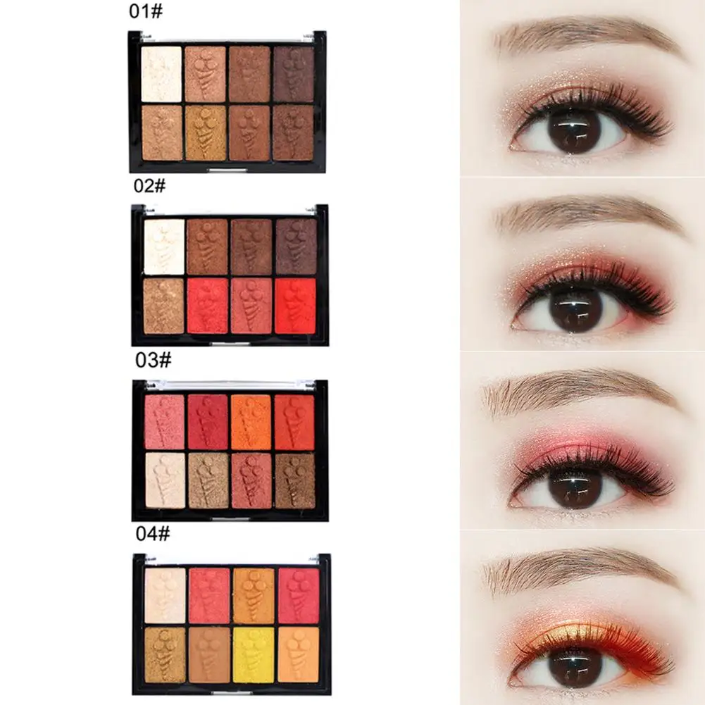 

Velvet-like Texture 8-color Wet Eyeshadow Palette Skin-friendly Natural Creating Peach Blossom Makeup Long Lasting Eyeshadow