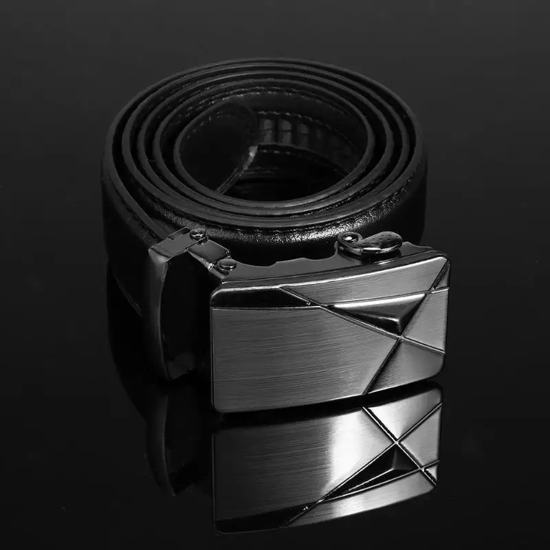 

New Brand Designer Mens Belts Male Strap Luxury PU Leather Belts For Men Metal Buckle Man Jeans Pants Genuine Leather Belt