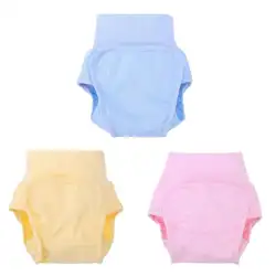 Милые детские подгузники многоразовые подгузники Младенцы непромокаемые хлопковые тренировочные брюки