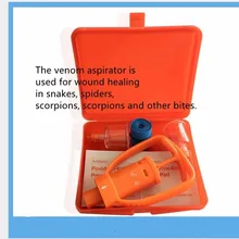 Гной крови вакуумный инструмент на открытом воздухе Кемпинг пеший Туризм Охота Рыбалка Viper пчелы укус аварийный аппарат для вытягивания яд