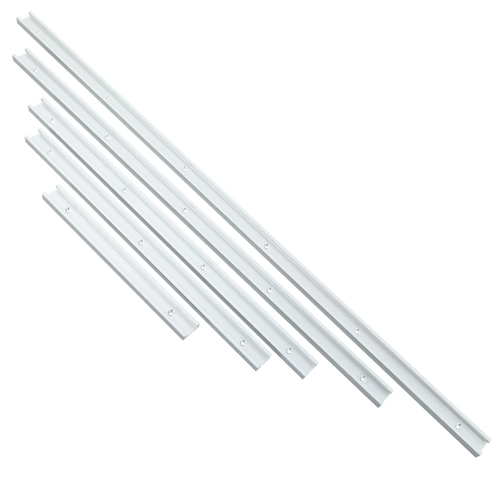 NE 0.3 / 0.5 / 0.6 / 0.8 / 1m T-track T-slot Miter Track Jig T Screw Fixture Slot For Table Saw Router Table Woodworking Tool