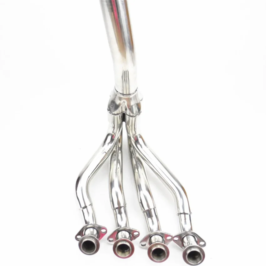 

For Kawasaki Ninja ZX6R 2007-2008 Stainless Steel Exhaust Downpipes Headers Pipe Set