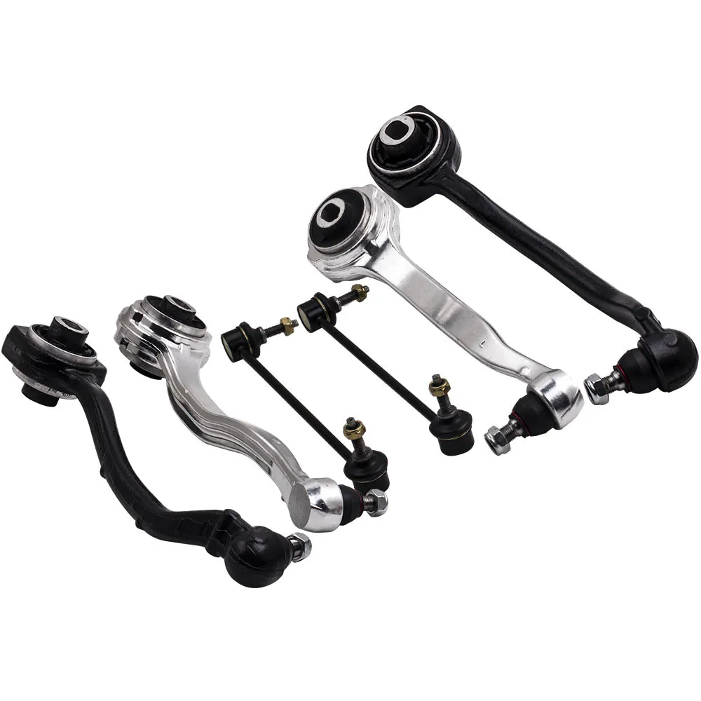 4 Front Upper & Lower Control Arms For Mercedes W203 W209 R171 C230