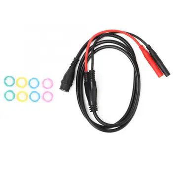 

conectores P1206 BNC Male Plug to Straight Banana Plug Coaxial Cable Oscilloscope Test Lead 100cm led strip connector