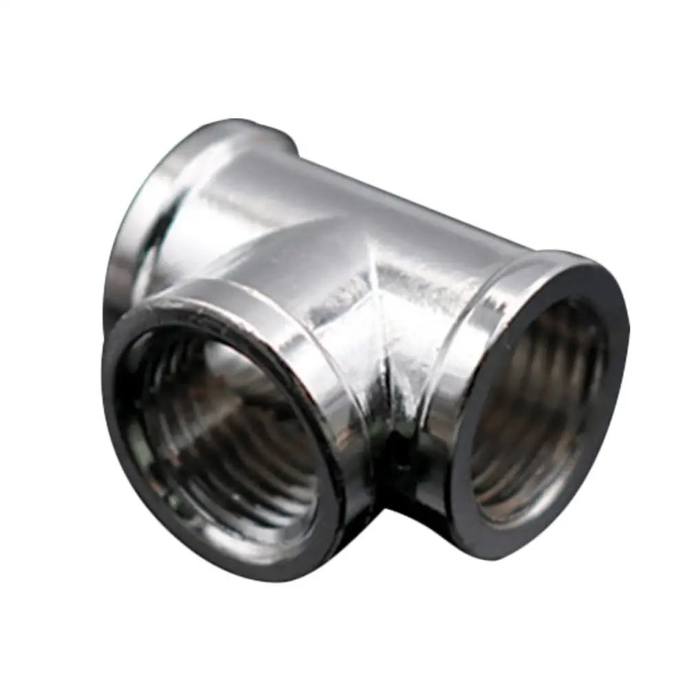 

3-Way T-Shape G1/4 Threaded PC Water Cooling Tube Fittings Adapter Connector Computer Water Cooling Fitting