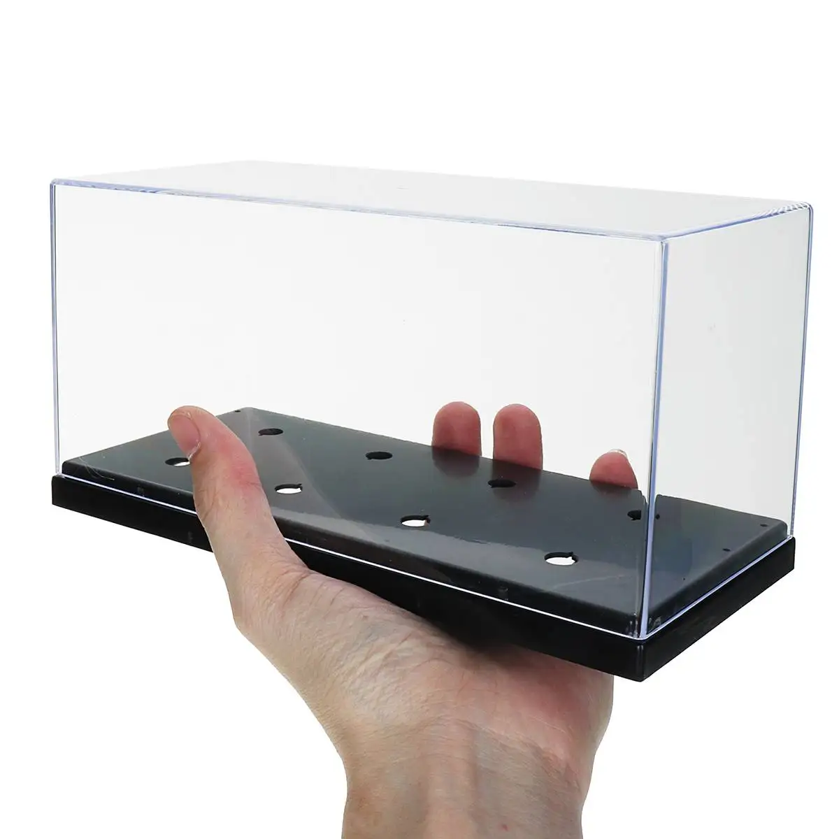 

176x77x108mm Head shell Cartridge Keeper Shell Case Acrylic Box Turntable Record Player Stylus Holder