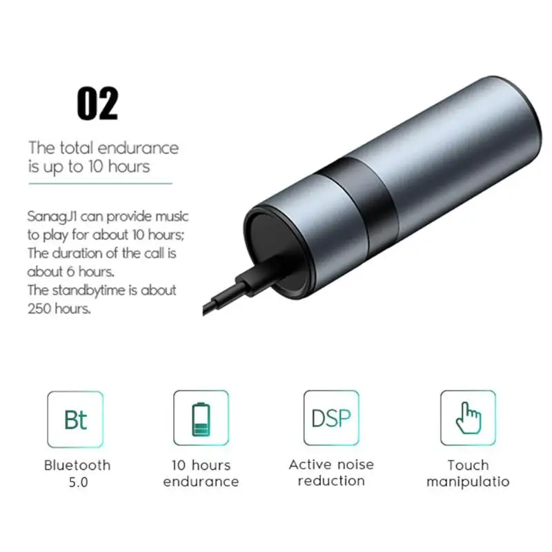 J1 Mini TWS Беспроводные Bluetooth 5 0 наушники с шумоподавлением IPX67 водонепроницаемые