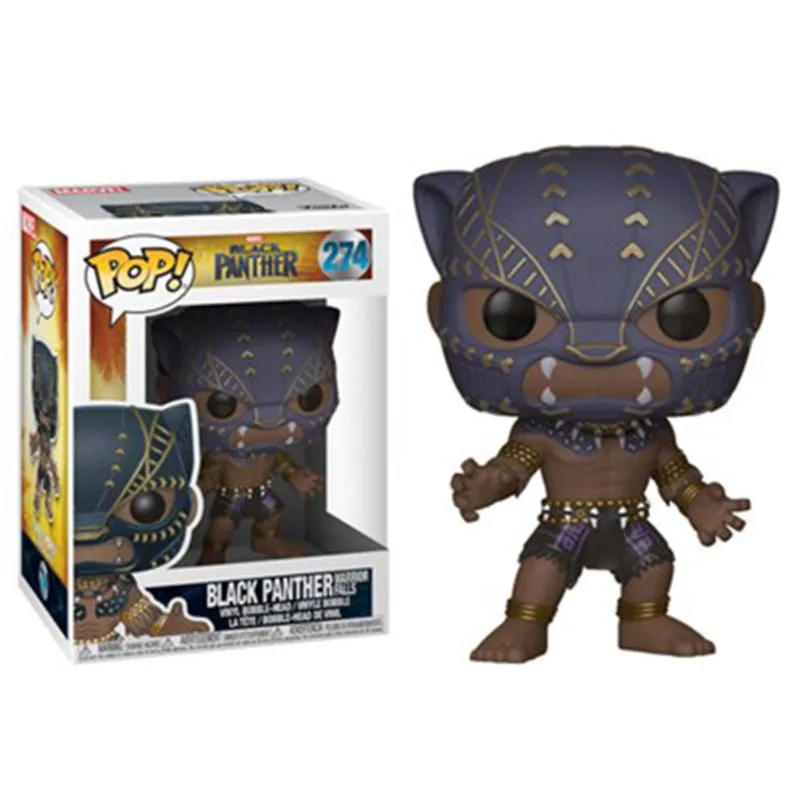 Экшн фигурки Funko POP из фильма Marvel Черная пантера ERIK SHURIi NAKIA игрушечные модели Аниме