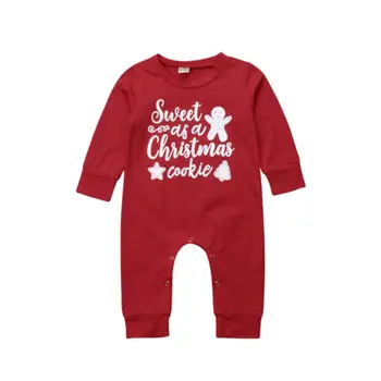 

Brand New Christmas Xmas Baby Romper Bodysuit Babygrows Clothes Kids Costume 0-24 Months