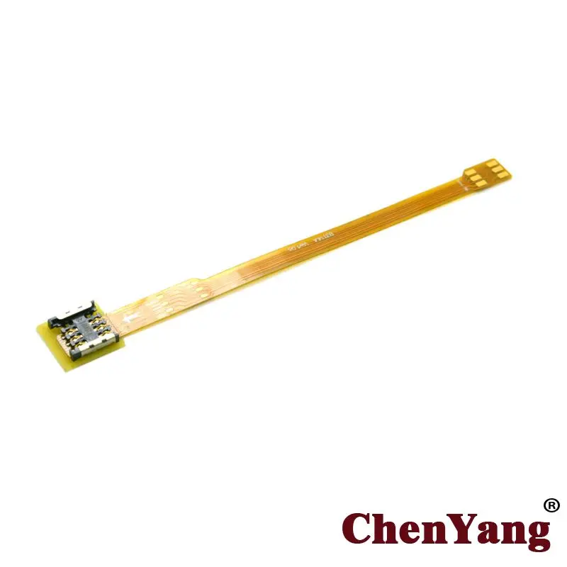 

Chenyang-Cable CY Micro SIM Card to Nano SIM Kit Male to Female Extension Soft Flat FPC Cable Extender 10cm