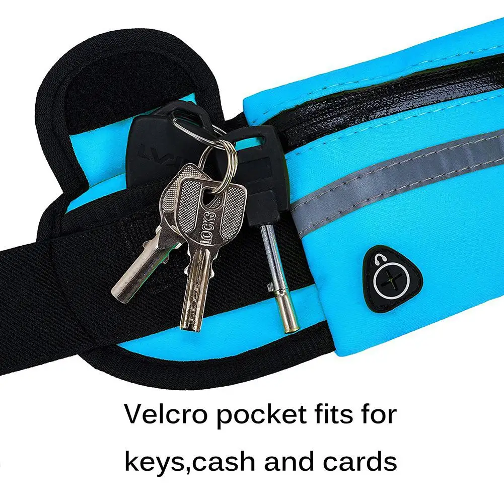 Men Women Running Waist Bag Waterproof Anti-theft Mobile Phone Holder invisible kettle Belt Belly Bag Gym Outdoor Fitness Bag