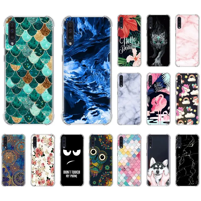

Phone Case For Samsung Galaxy A50 Stylish Design Colorful Painted Anti-falling Back Phone Cover