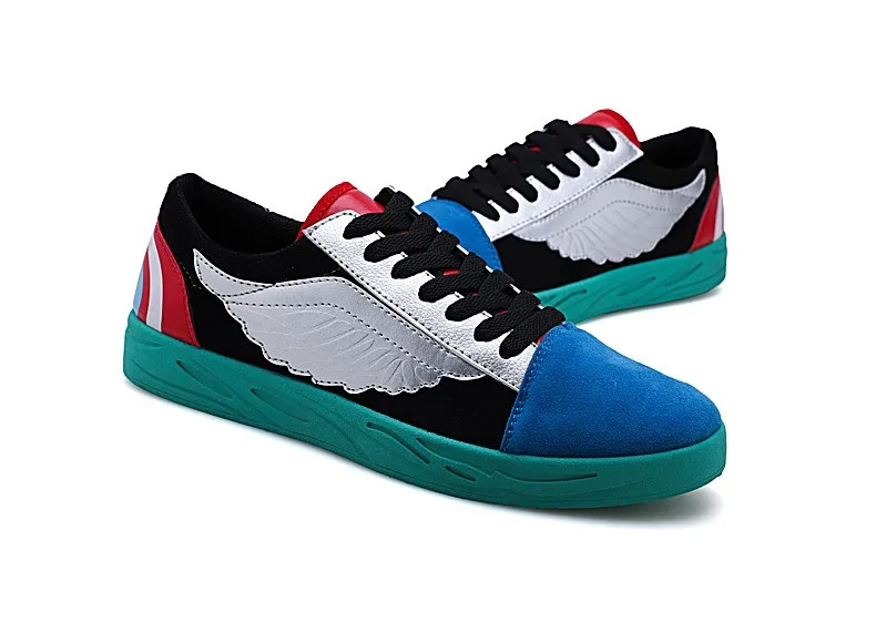 Sneakers Lace Respiráveis Homens Sapatos vermelho Outono Pu Casuais Retro Casual Costura Baixos Up Moda Primavera Vulcanizar Misturadas Dos Ouro Cores prata Dourado gtaqxv7