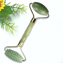 Натуральные инструменты для ухода за лицом нефритовый ролик для массажа лица инструмент для красоты лица глаз шеи тела против старения терапевтические инструменты