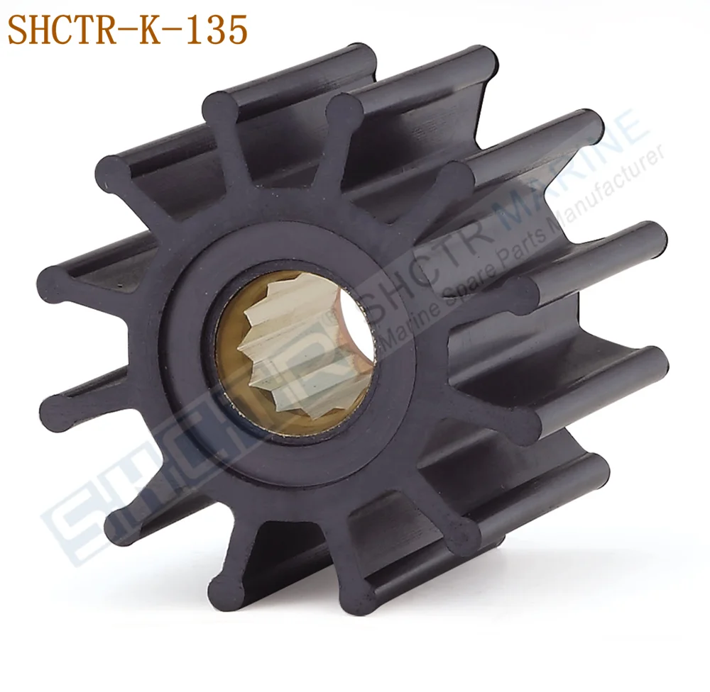 

SHCTR Flexible Impeller for JABSCO 13554-0001,JOHNSON 09-812B,CEF 500124,YANMAR119773-42600,JMP 7136,DJ Pump 09-105-1201,3842786