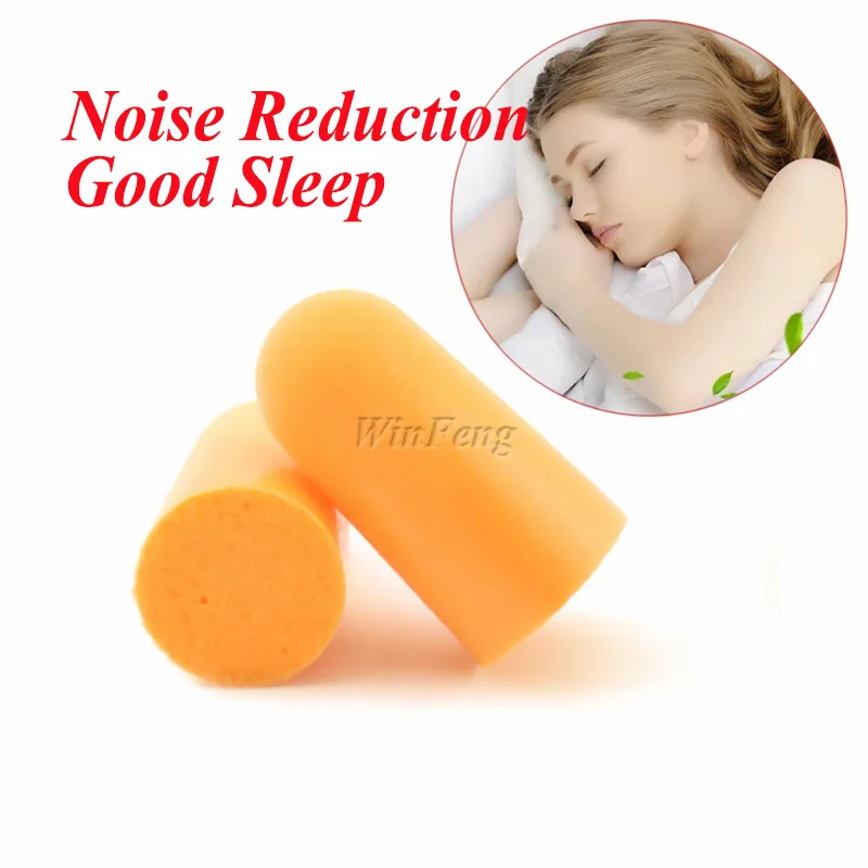 

Foam Reusable Noise Reductioin Sleeping Ear Plug Soft PU Bullet Earplugs Earmuff Hearing Protection Workplace Safety Supplies