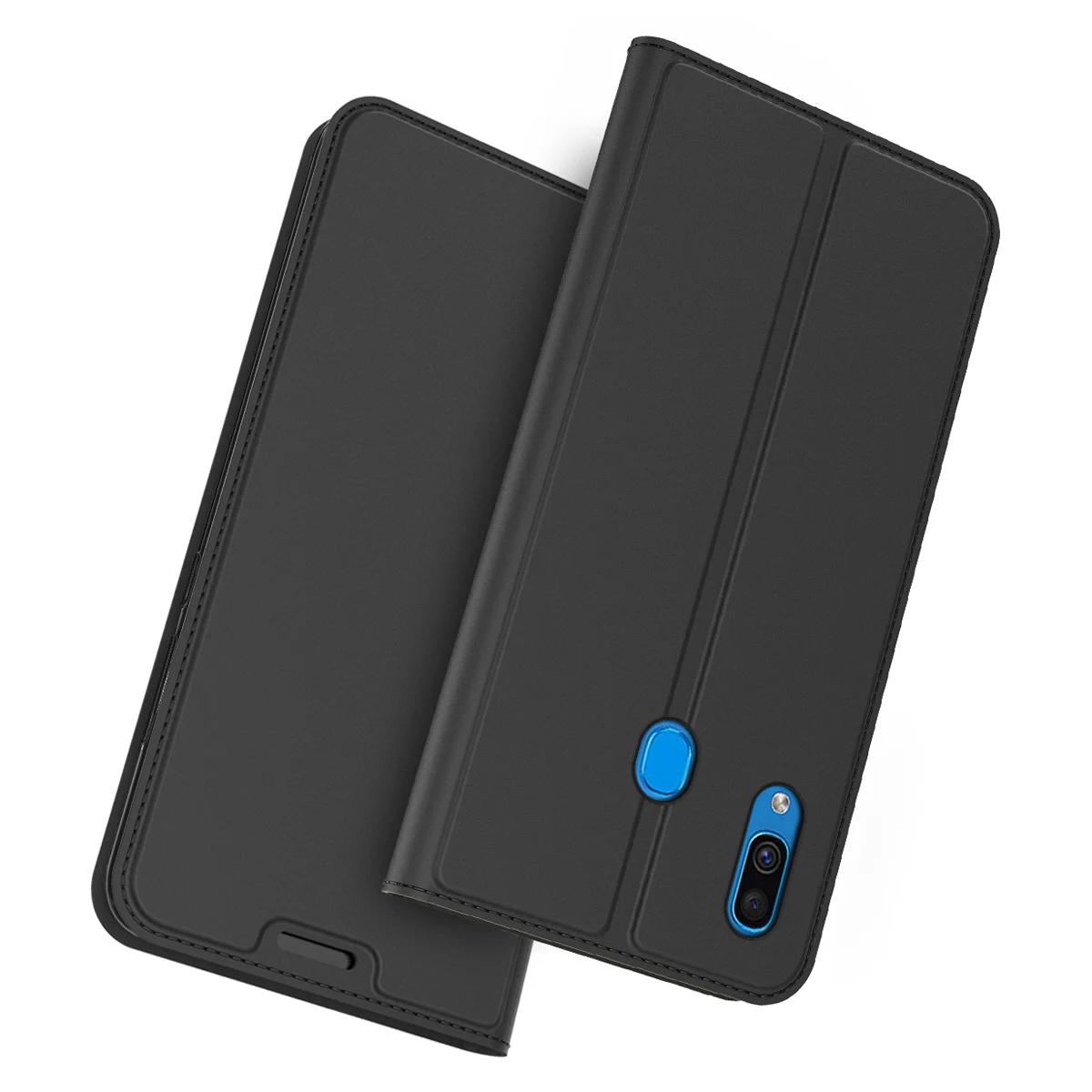 Для Samsung Galaxy A30 A40 A50 A20 A10 A80 чехол из искусственной кожи с откидной крышкой и