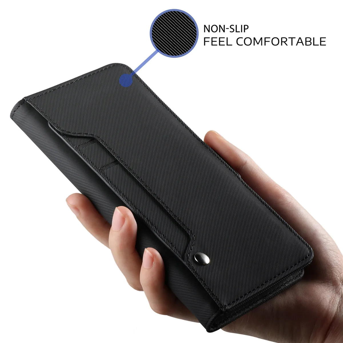 

for Oneplus 7 Pro Case PU Leather Wallet Case Flip Kickstand Cover with Mirror and Card Slots Function Fundas for Oneplus 7 Pro