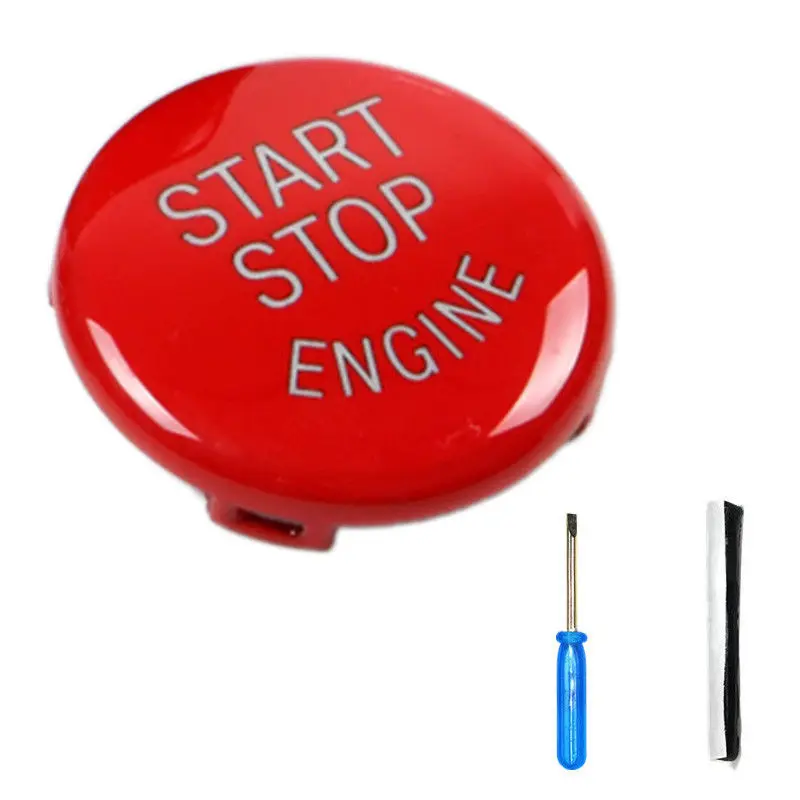 

Car Engine Start Stop Switch Button Cover For BMW E70 E72 E90 E92 E93 3 Series