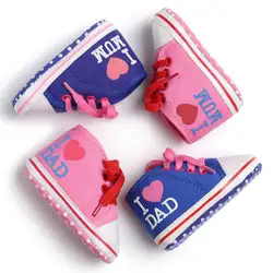 Новорожденных малышей ребенок мальчики девочки Спорт тапки обуви для малышей детская повседневная обувь милые