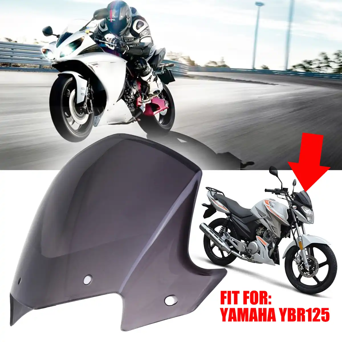 Yamaha ybr 125 headlight cover Clearance