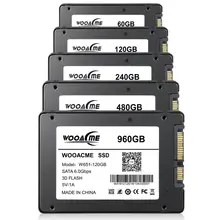 Wooacme W651 SSD 120GB 240GB 480GB 2,5 дюймов SATA III SSD ноутбук PC Внутренний твердотельный накопитель