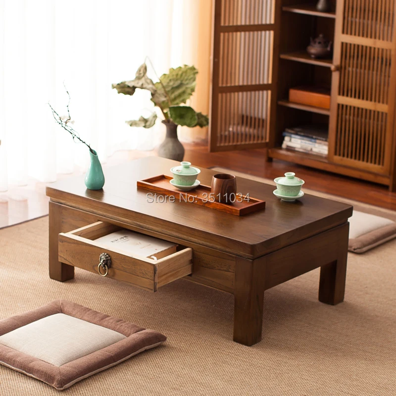 Japanese Antique Furniture Tea Table Wooden Storage Cabinet One Drawer Paulownia Wood Asian Traditional Living Room Furniture Japanese Antique Furniture Tea Table Wooden Storage Cabinet One Drawer Paulownia Wood Asian Traditional Living Room Furniture