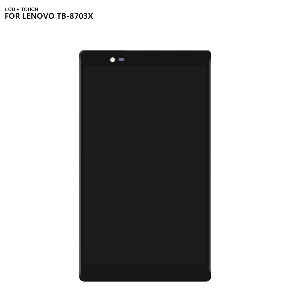 Для Lenovo Tab 3 Plus 8703X TB 8703F 8703 ЖК дисплей сенсорный экран дигитайзер стекло в