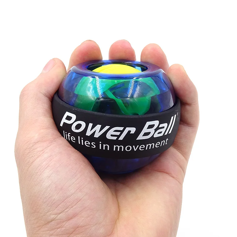LED Wrist Ball Trainer Gyroscope Strengthener Gyro Power Ball Arm Exerciser 