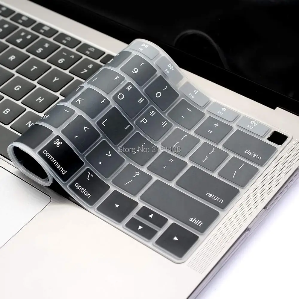 Силиконовый чехол для клавиатуры MacBook Air 13 дюймов версия A1932 с дисплеем Retina макет