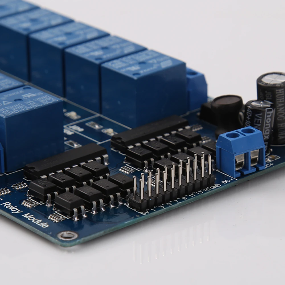 Новый 16 канальный 5V12V релейный интерфейсный модуль платы для PIC AVR MCU DSP ARM PLC|arm board|arm