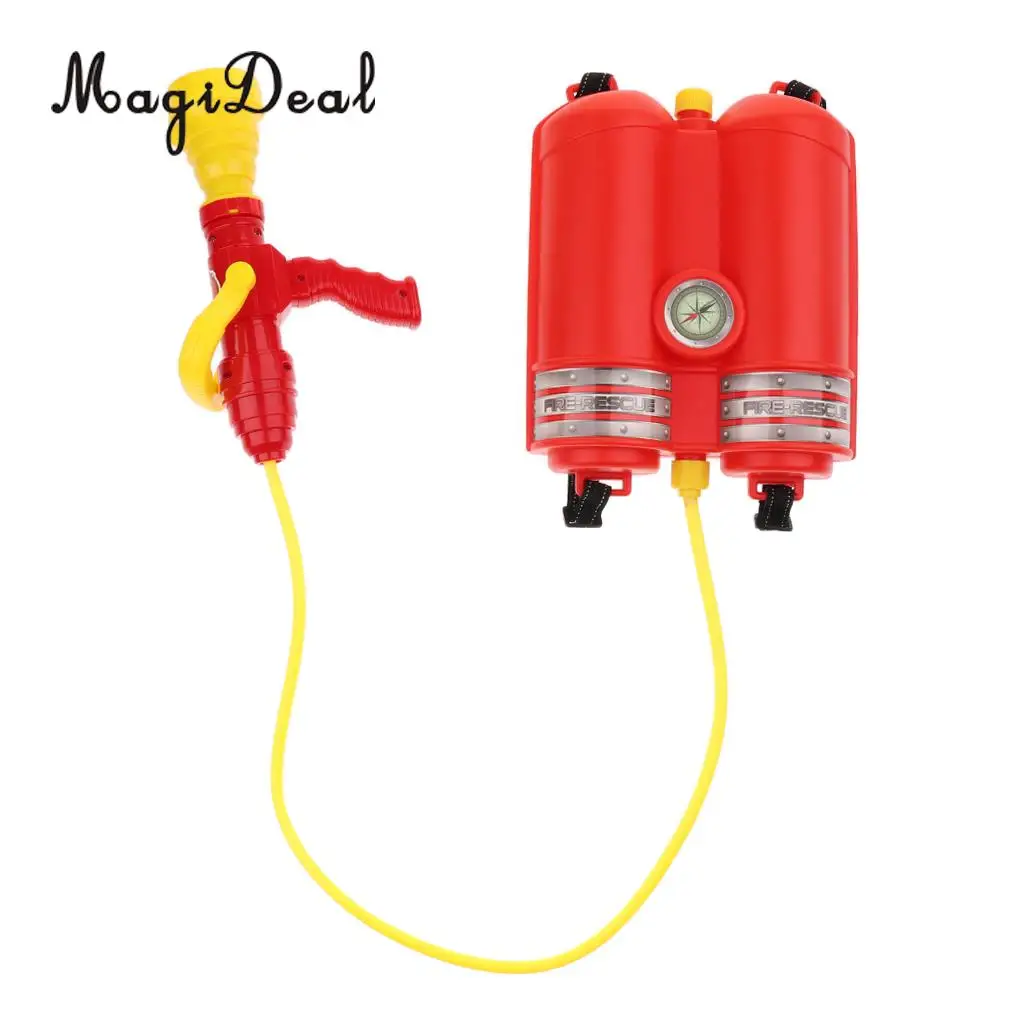 Children Fire Extinguisher Shaped Squirt Water Pistol Role Play Game