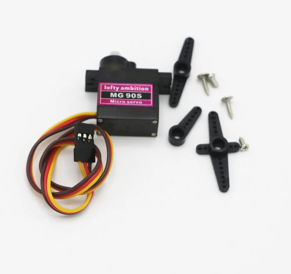 

1pcs lofty ambition MG90S Metal Gear Upgraded SG90 Digital Micro Servos for Smart Vehicle Helicopter Boart Car