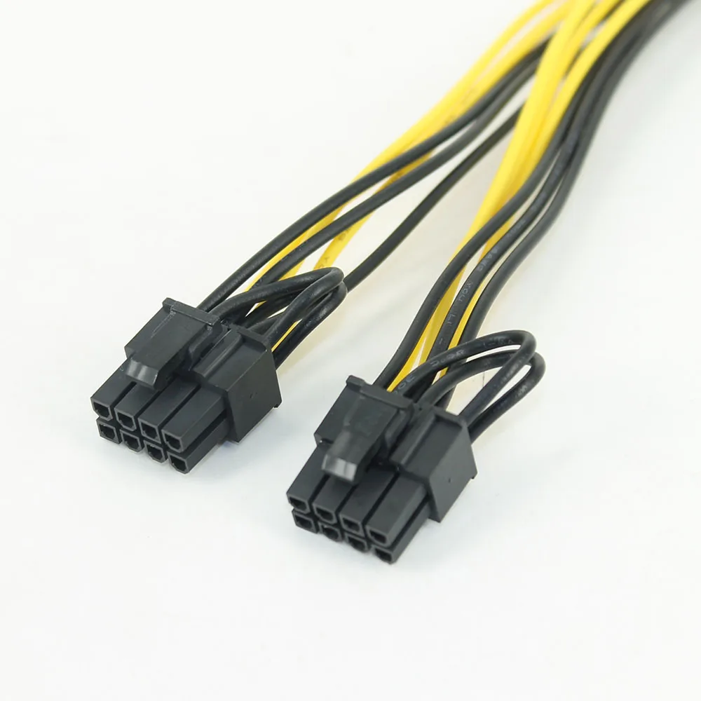 Удлинительный кабель JONSNOW Power 20 см 8 контактный штекер двойной 8Pin(6 + 2) PCI E для