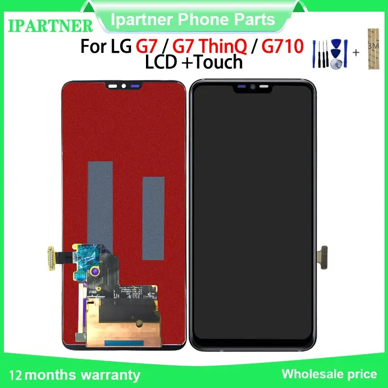 

For LG G7 ThinQ G710 G710EM G710PM G710VMP Replacement Display + Touch Screen Digitizer Assembly 100% test For LG G7 LCD