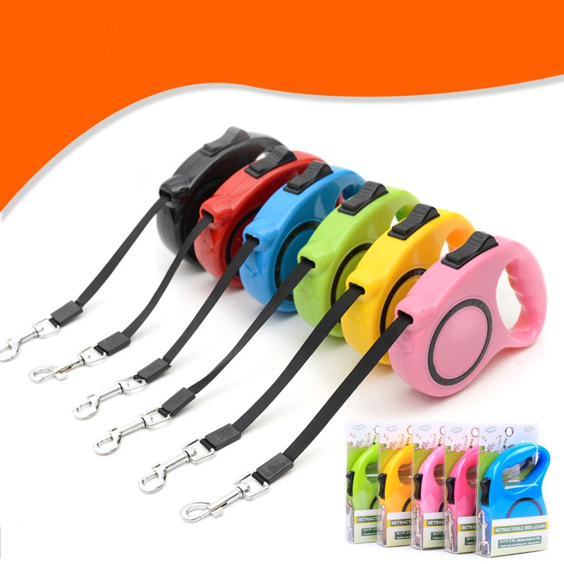

3M/5M Retractable Dog Leash Automatic Flexible Dog Puppy Cat Traction Rope Belt Dog Leash for Small Medium Dogs Pet Products