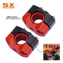 Мотоцикл с ЧПУ 22 мм 28 мм руль Райзер зажим жир бар крепление универсальные крепления для KTM KAWASAKI HONDA YAMAHA SUZUKI Байк