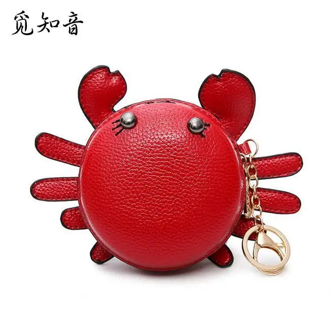 

Fashion New Personality Female Package High Quality Pu Leather Women Bag Small Crab Mini Key Case Coin Purse Strap Small Bag