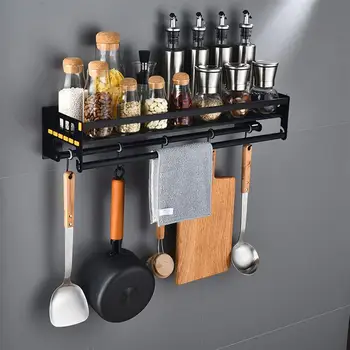 

1 Pc Sundry Rack Stainless Steel Wall Multifunction Sundry Holder Pot Rack Pan Rack Shelf for Bathroom Kitchen