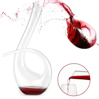 

New 1500ml 6 Shape Decanter Red Wine Brandy Champagne Crystal Glass Aerator Decanter Bottle Pourer Kitchen Bar Accessories