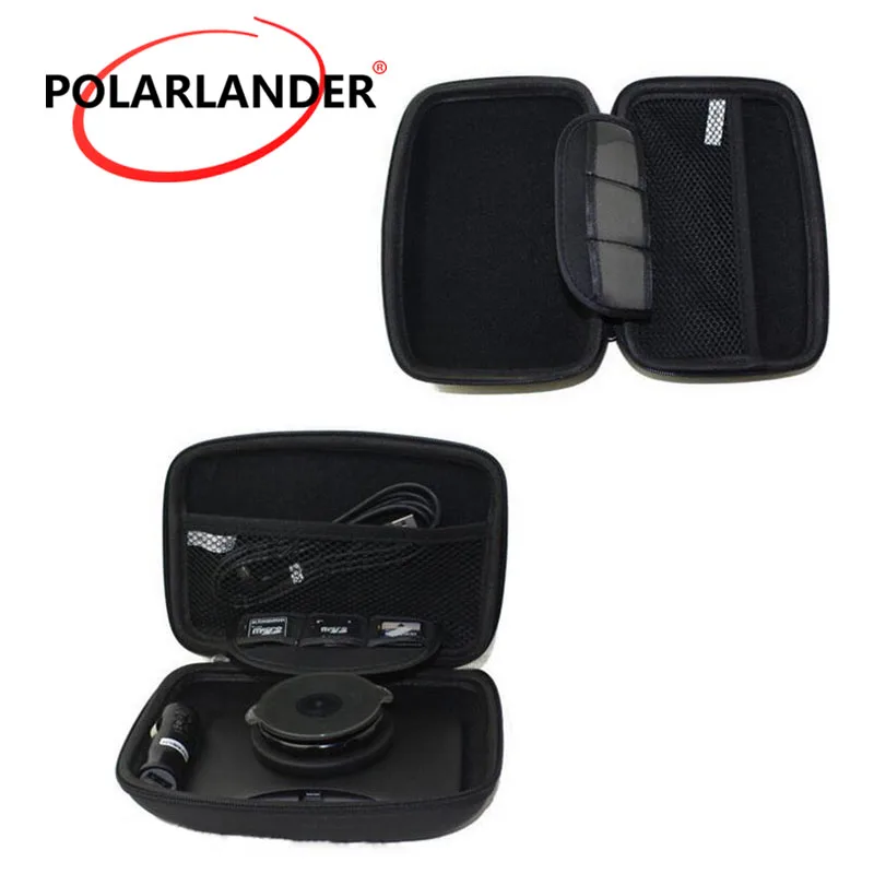 GPS Navigator Shield Case Bag Black for Large size Cellphone Protection