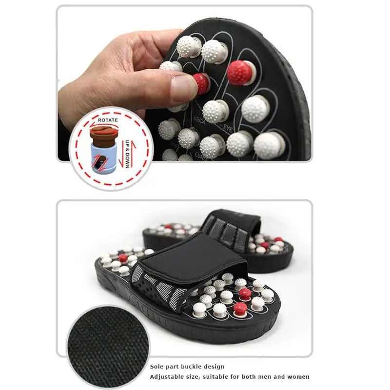 1pair Foot Massage Sandals Foot Massager Reflexology Sandals Feet Acupuncture Therapy Massager Foot Massage Slippers 1pair Foot Massage Sandals Foot Massager Reflexology Sandals Feet Acupuncture Therapy Massager Foot Massage Slippers