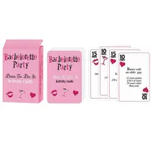 52 шт./компл. фанты карта активности в виде жениха и невесты Вечерние для девочек и мальчиков игры вечерние поставки девичник вечерние карточная игра