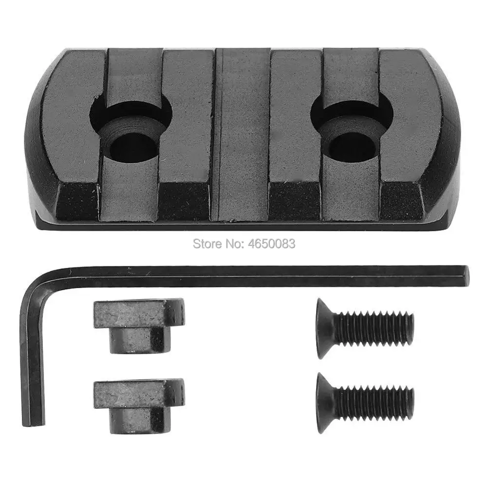 AR15 rail aluminum-Black M-Lok 3 слота Пикатинни/Weaver Rail Handguard раздел Mlok Handguard rail