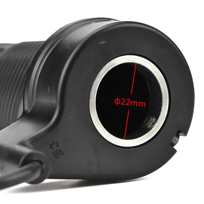 Excellent Electric Bicycle Twist Throttle, e bike Universal Throttle 24V-96V Gas Handle For Motorcycle e-scooter Speed Accelerator 145 cm 1