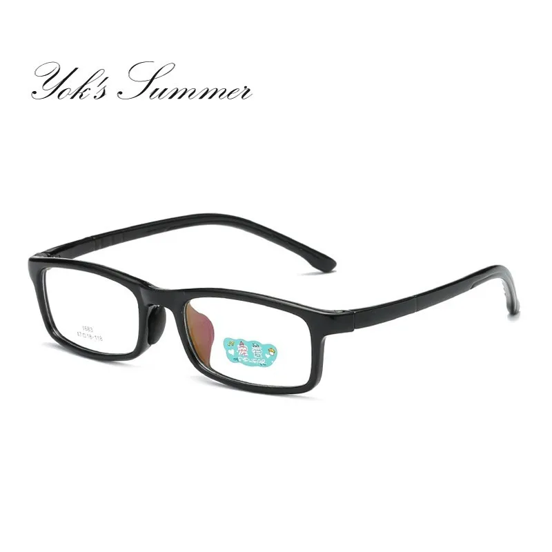 

Kids TR90 Flower Prescription Eyewear Frame Rectangle Children Transparent Glasses Ultralight Myopia Spectacles Frame CN1165
