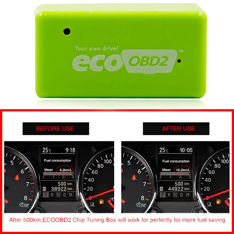Подключи и Драйв Ecoobd2 Пособия по экономике чип тюнинг коробка для 15% экономии